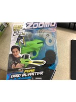 *Missing 1 Gray Disk Open Package Zoom-O Flying Disc Shooter - 12pc