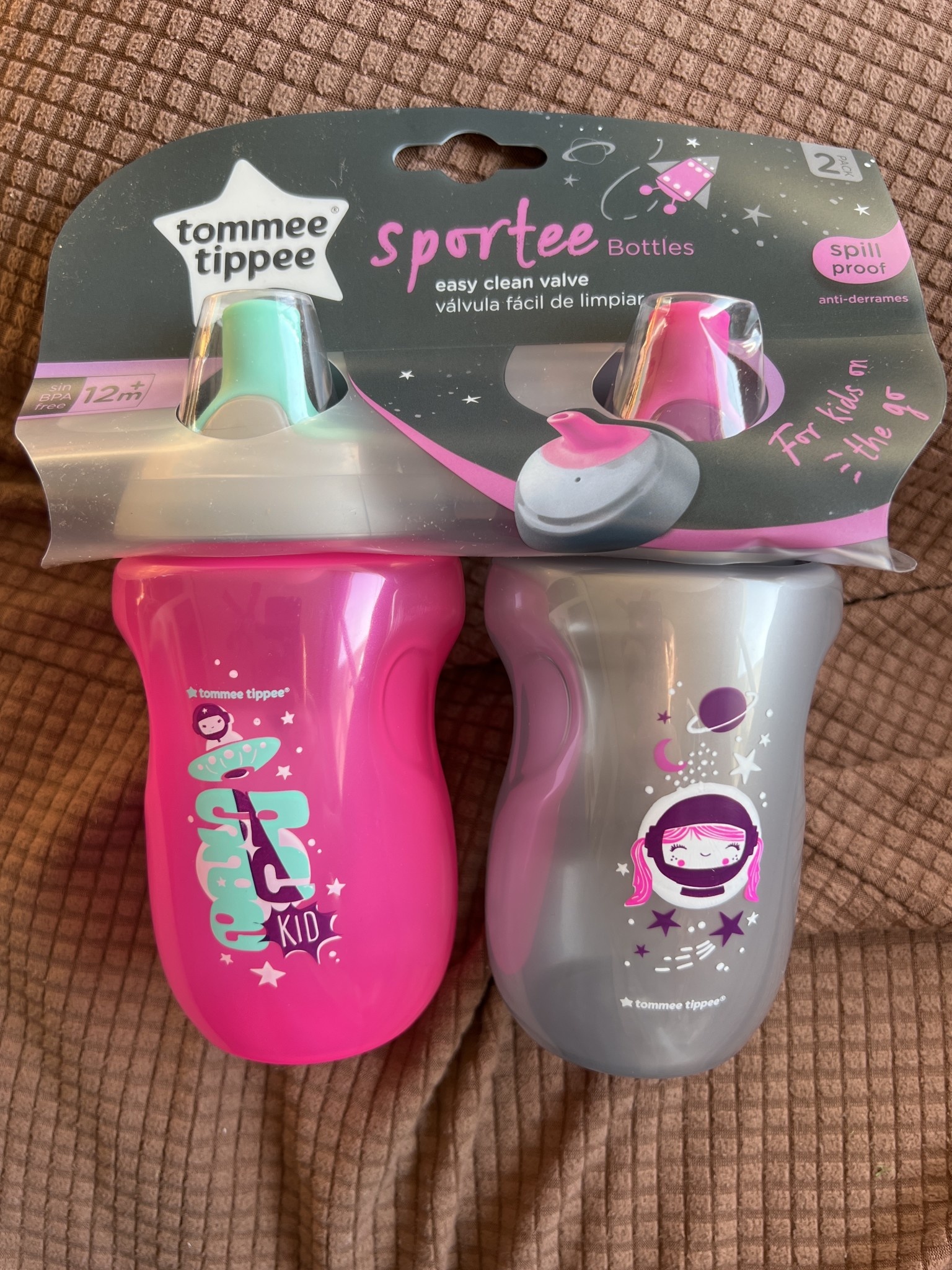 Tommee Tippee Kitchen | Tommee Tippee Insulated Sportee Sippycup 9 oz Toddler 12+ Month Pink Spill Proof | Color: Gray/Pink | Size: Os 