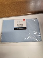 Mainstays Basics Microfiber Value Pillowcase, Standard, Blue, 1 Piece