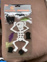 Halloween Window Gel Clings skeleton