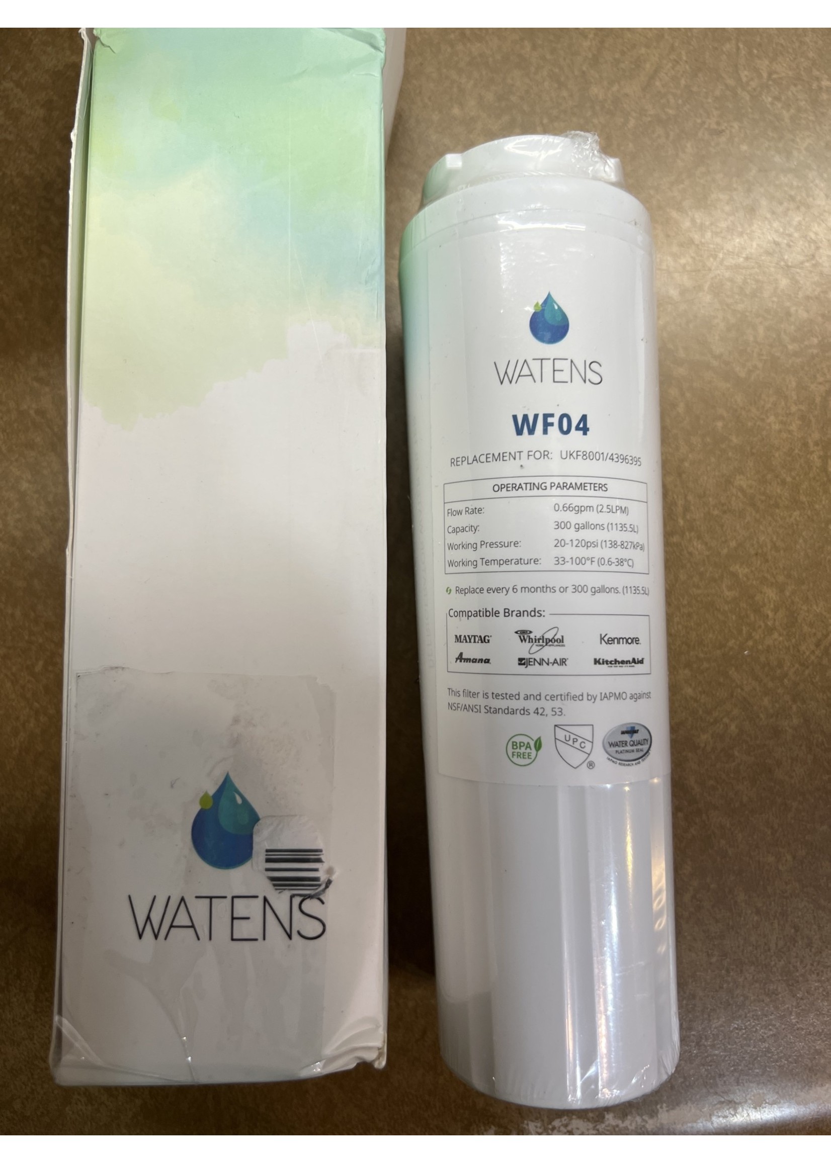 Box damage- Watens WF04 Refrigerator water filter