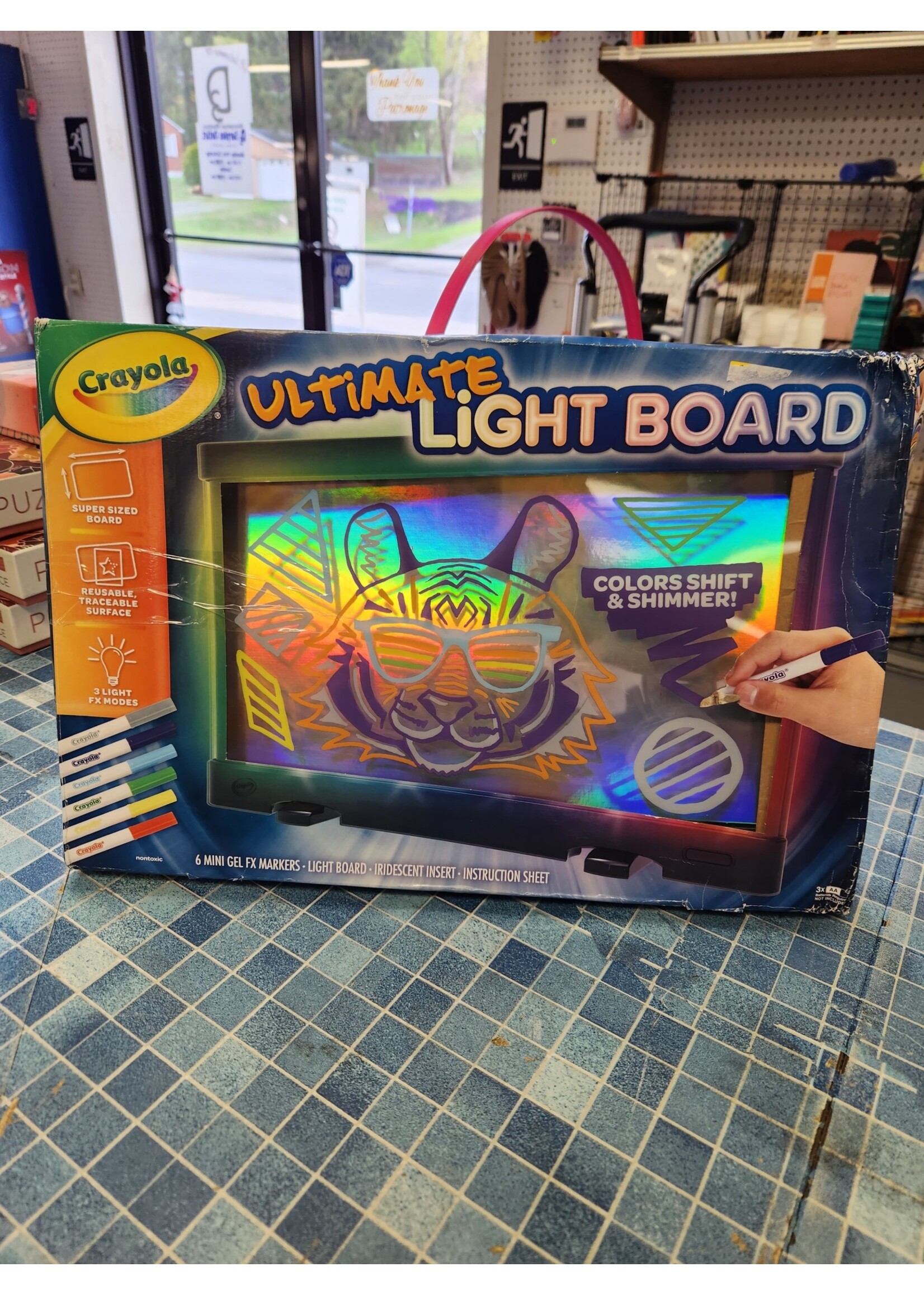 Open Box - Crayola Ultimate Light Board Iridescent - D3 Surplus Outlet