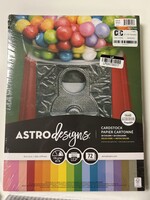 8.5"x11" 72-Sheet Cardstock 18 Colors - Astrodesigns