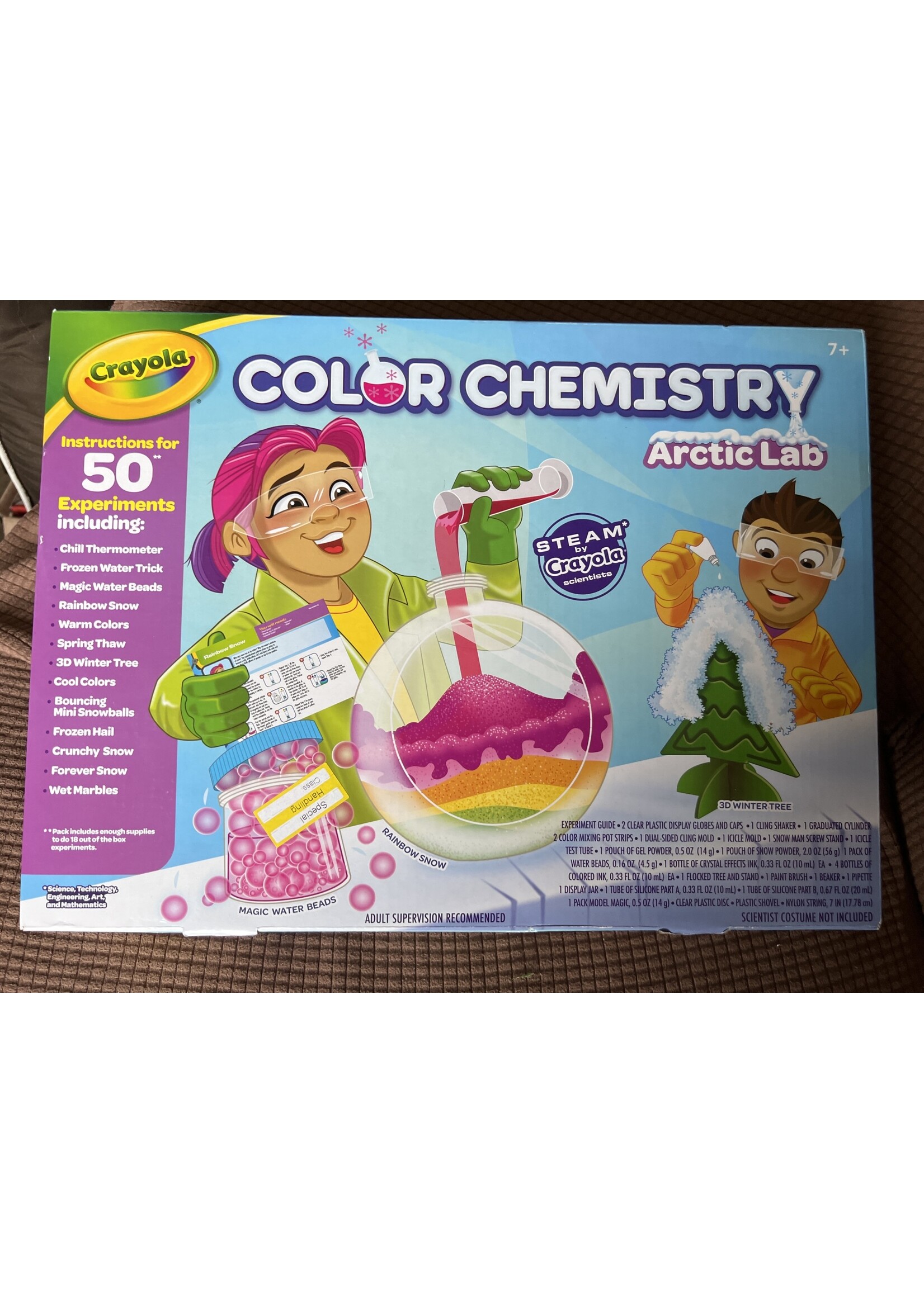 Crayola 50pc Color Chemistry Arctic Lab Craft Set
