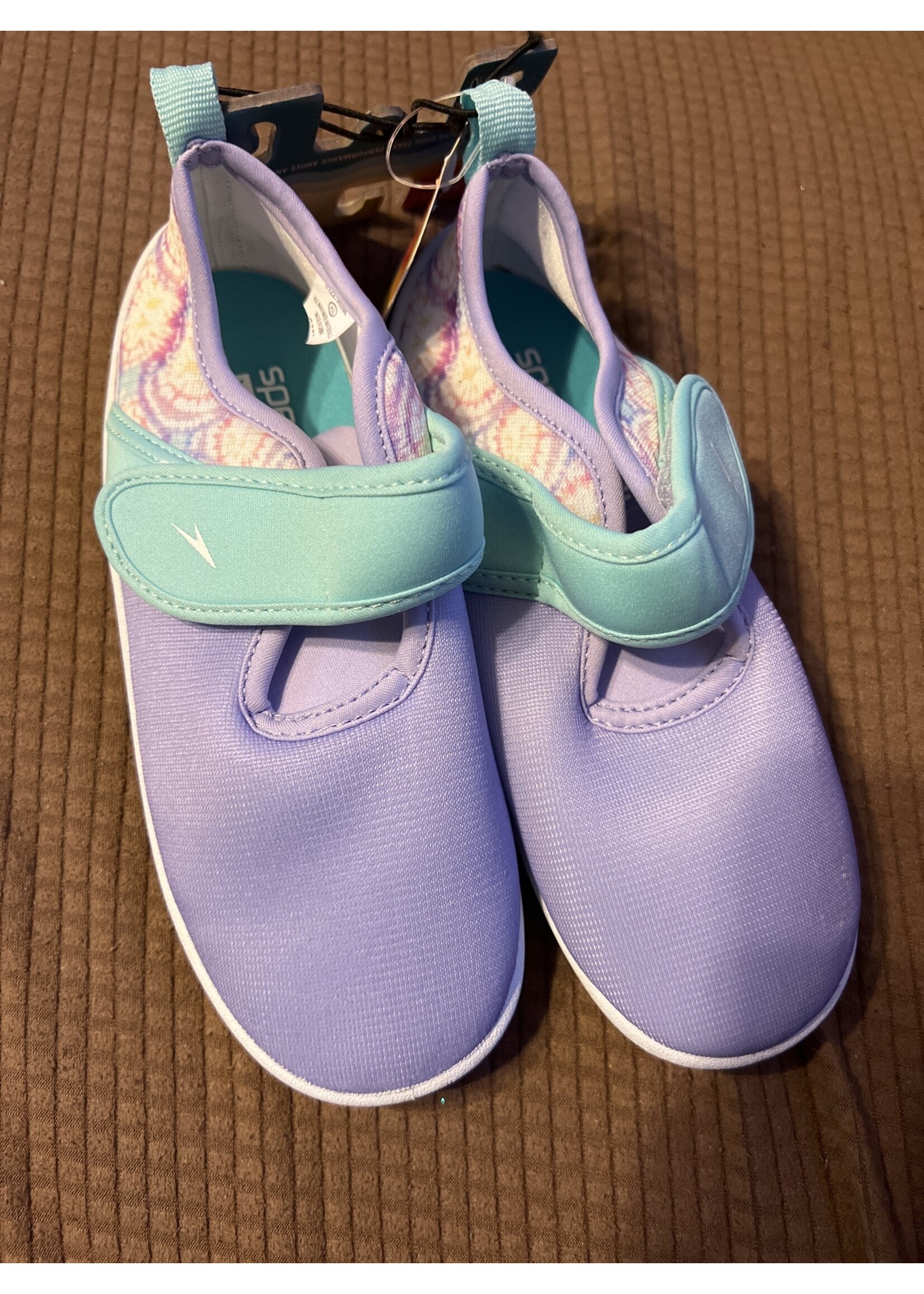 Speedo Toddler Printed Shore Explorer Water Shoes - Lilac Tie-Dye Burst 11-12