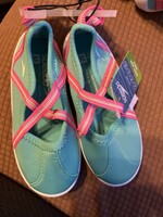 Speedo Toddler Girls' Mary Jane Water Shoes - Turquoise/Pink 7-8
