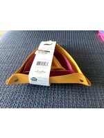 Elevation by Tina Wells Set of 3 Saffiano Triangle Vegan Leather Valet Tray