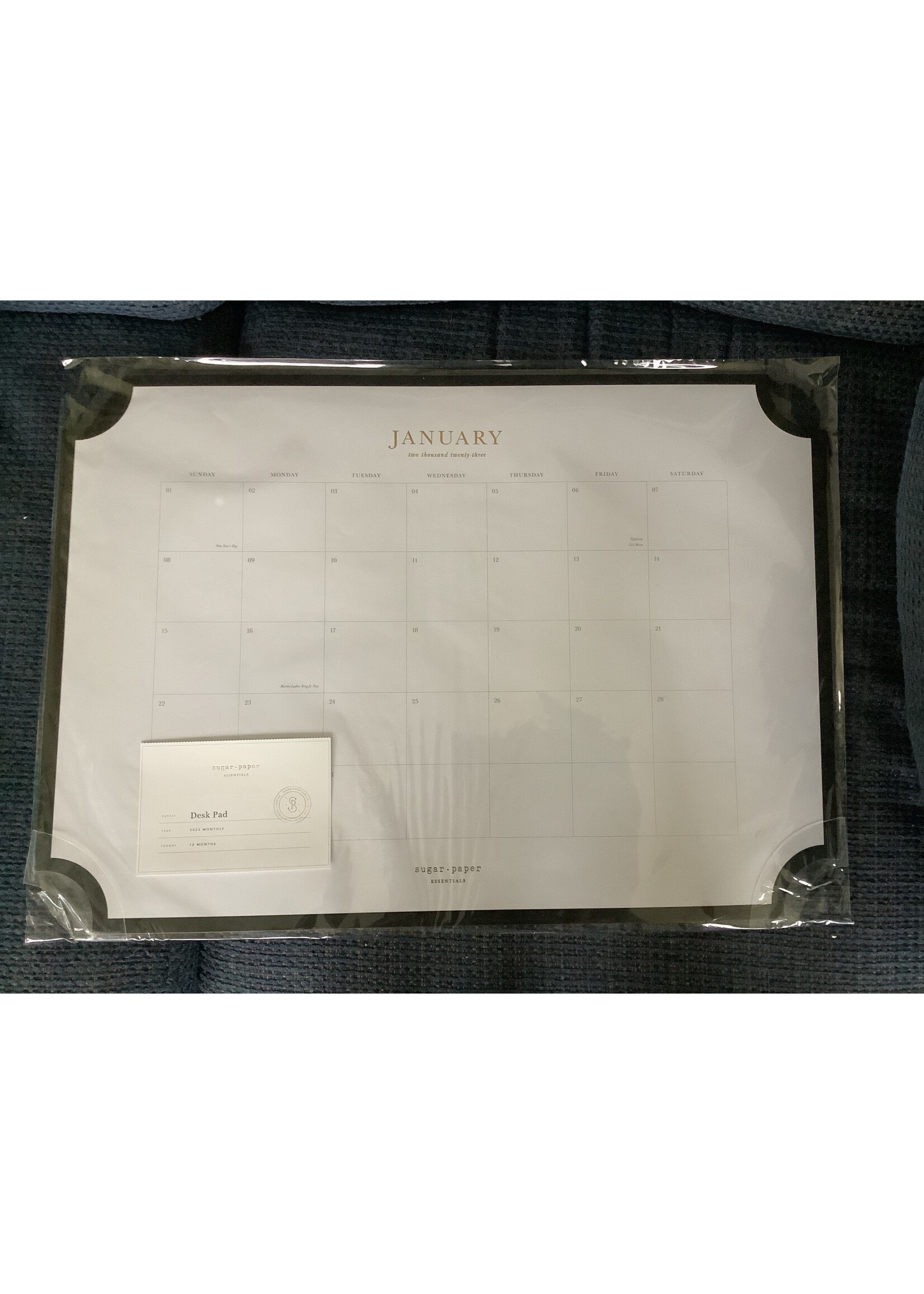2023 Desk Pad Calendar 22 inch x15.625 inch  - Sugar Paper Essentials