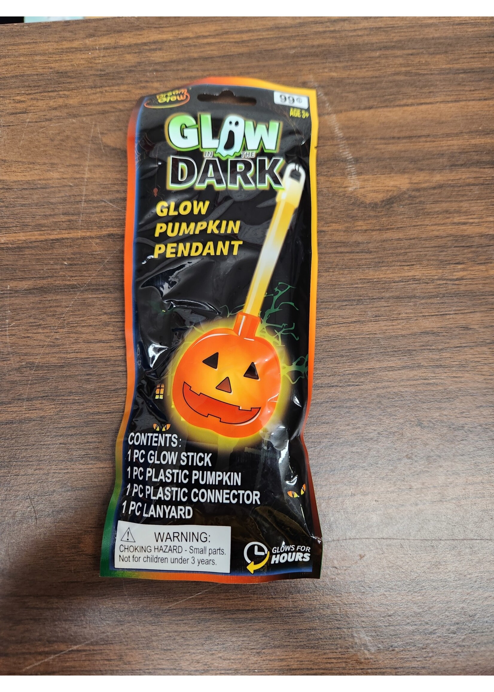 Dream Glow Glow in the Dark Glow Pumpkin Pendant