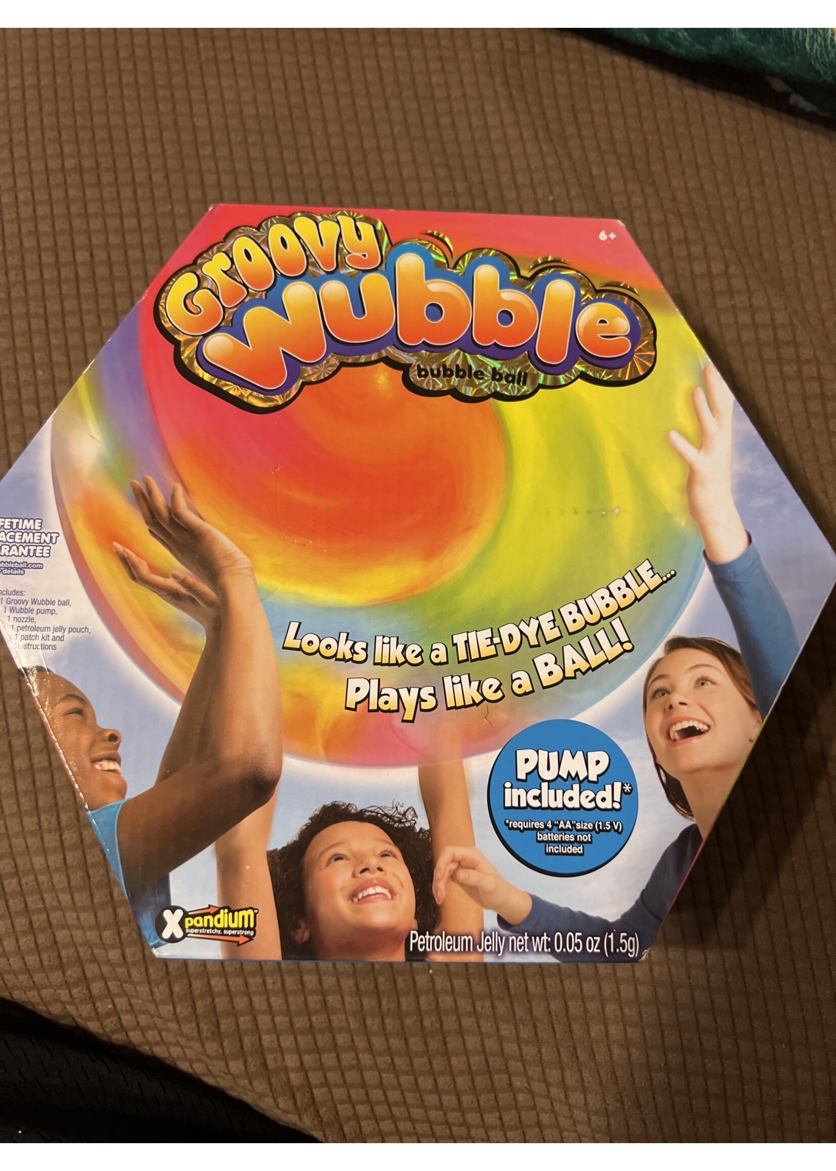 Wubble Groovy Ball - Red/White/Blue