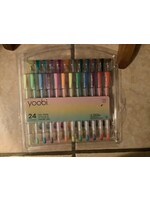 Color & Glitter Color Gel Pens Multicolor-24 Pack - Yoobi