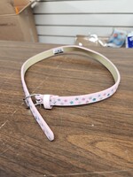 Pink Glitter Stars Dog Collar (19"-23")