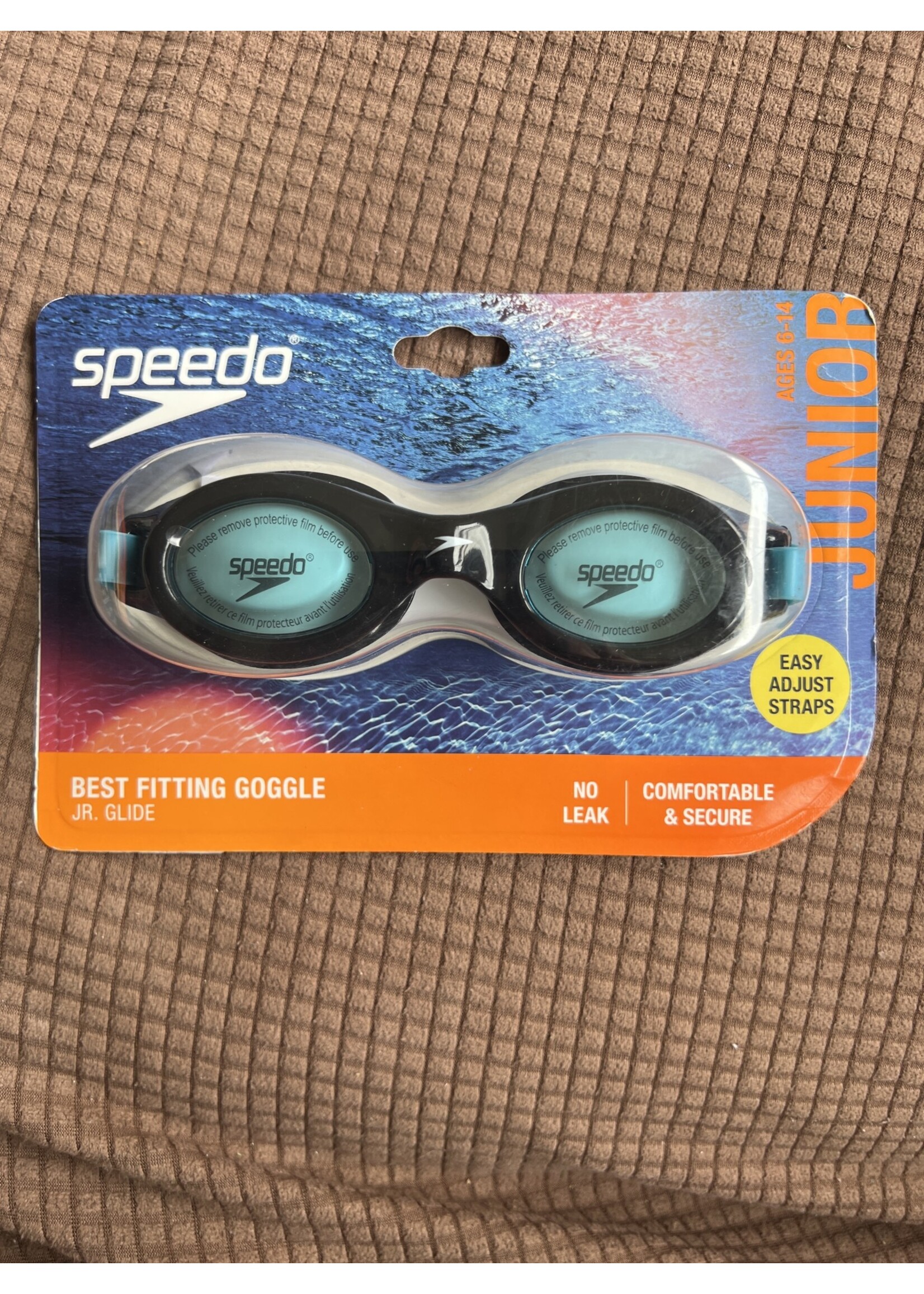 Speedo Junior Glide Goggles - Black/Celeste - D3 Surplus Outlet