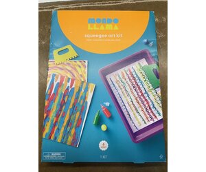 Light Box damage- Squeegee DIY Art Kit - Mondo Llama