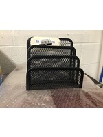 Mesh Letter Sorter Black - Brightroom