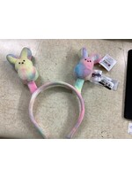 Animal Adventure Peeps Plush Easter Bunny Headband Rainbow