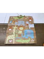 Xlarge Animals on Woodgrain Baby Shower Gift Bag - Spritz