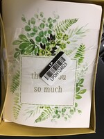 *Damaged box* Greenery Bouquet  inch Thank You So Much inch  Everyday Boxed Card*