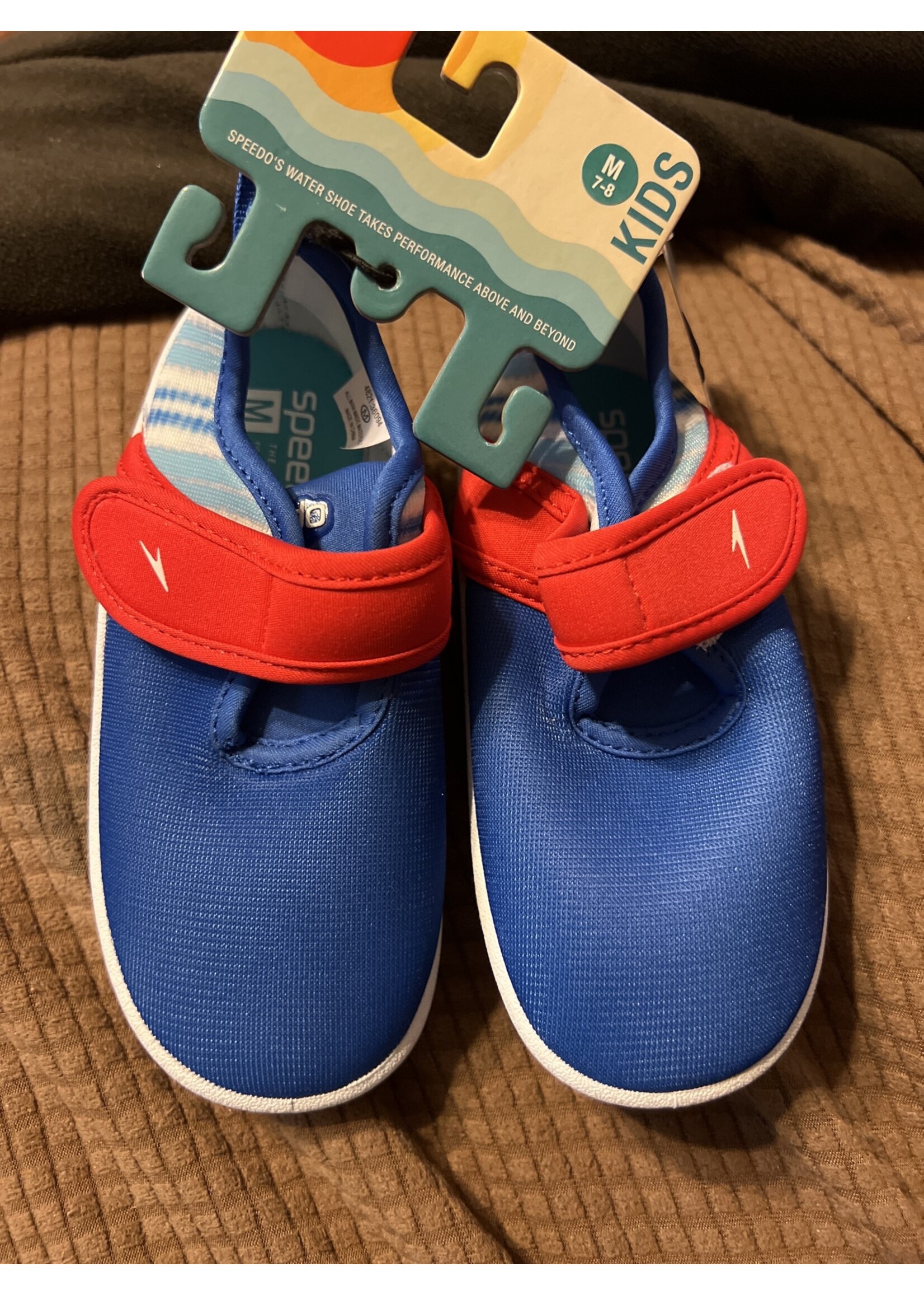 Speedo Toddler Printed Shore Explorer Water Shoes - Blue Tie-Dye M 7-8