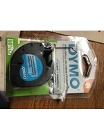 *Damaged Open Package*DYMO LetraTag 2pk Label Tape Cassette Black on Clear Plastic