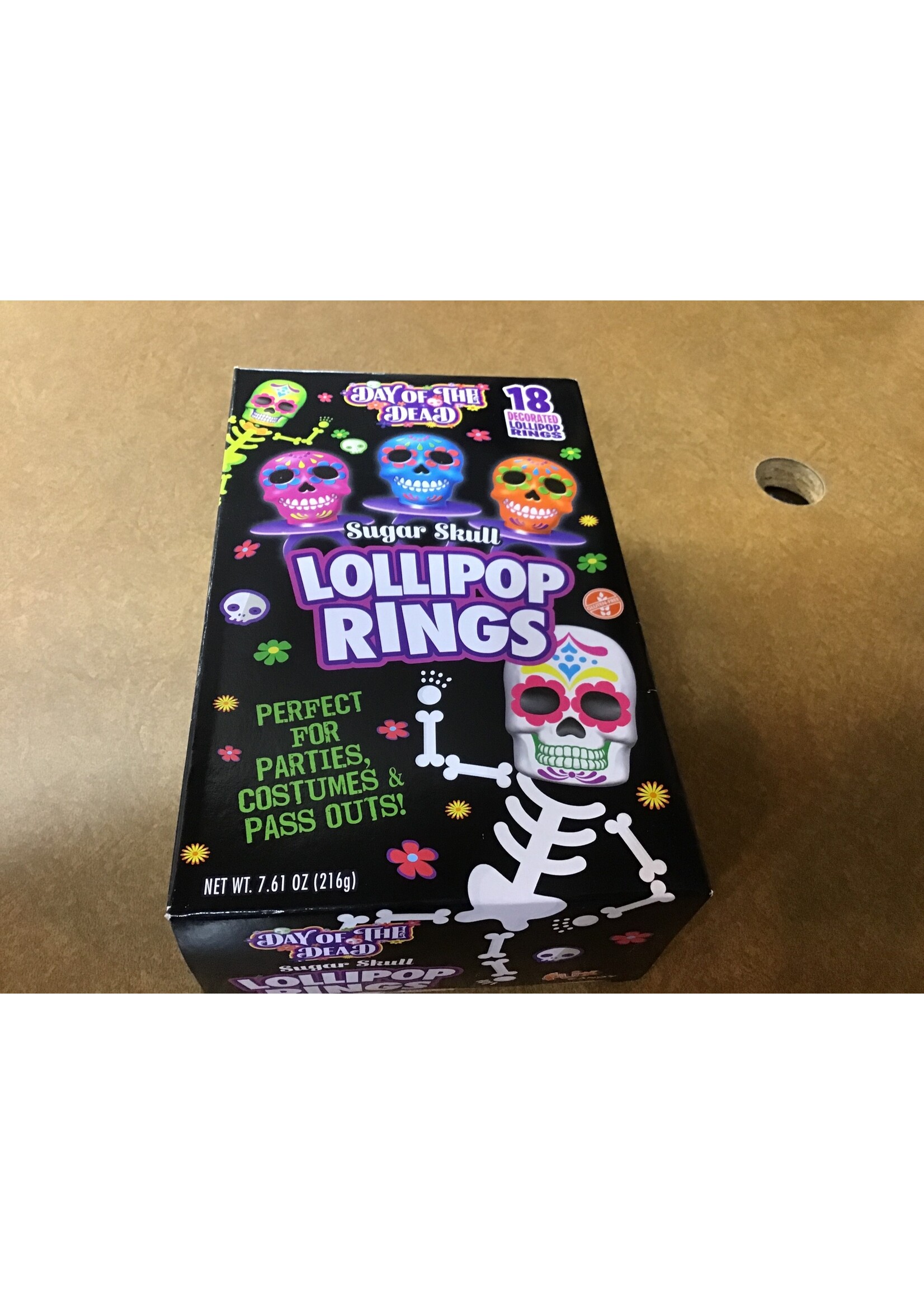 18 Decorated Lollipop Rings *Best by 4/23