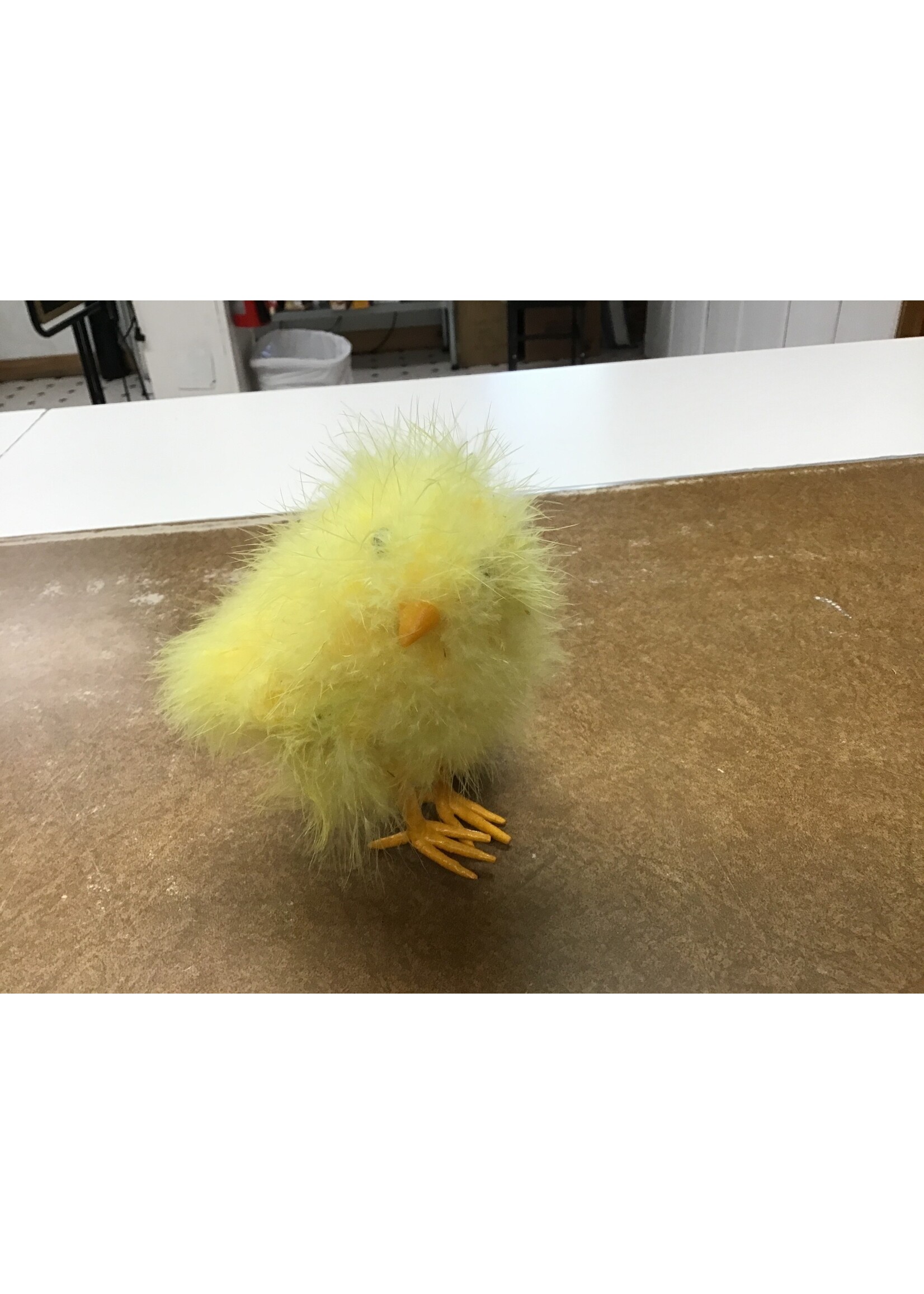 Northlight Furry Chick Facing Right Spring Easter Figure - Yellow