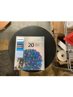 *Open Box Philips 100ct 4' x 6' Christmas LED App-Controlled Color Changing Create Motion Mini Net Lights Multicolor with Green Wire