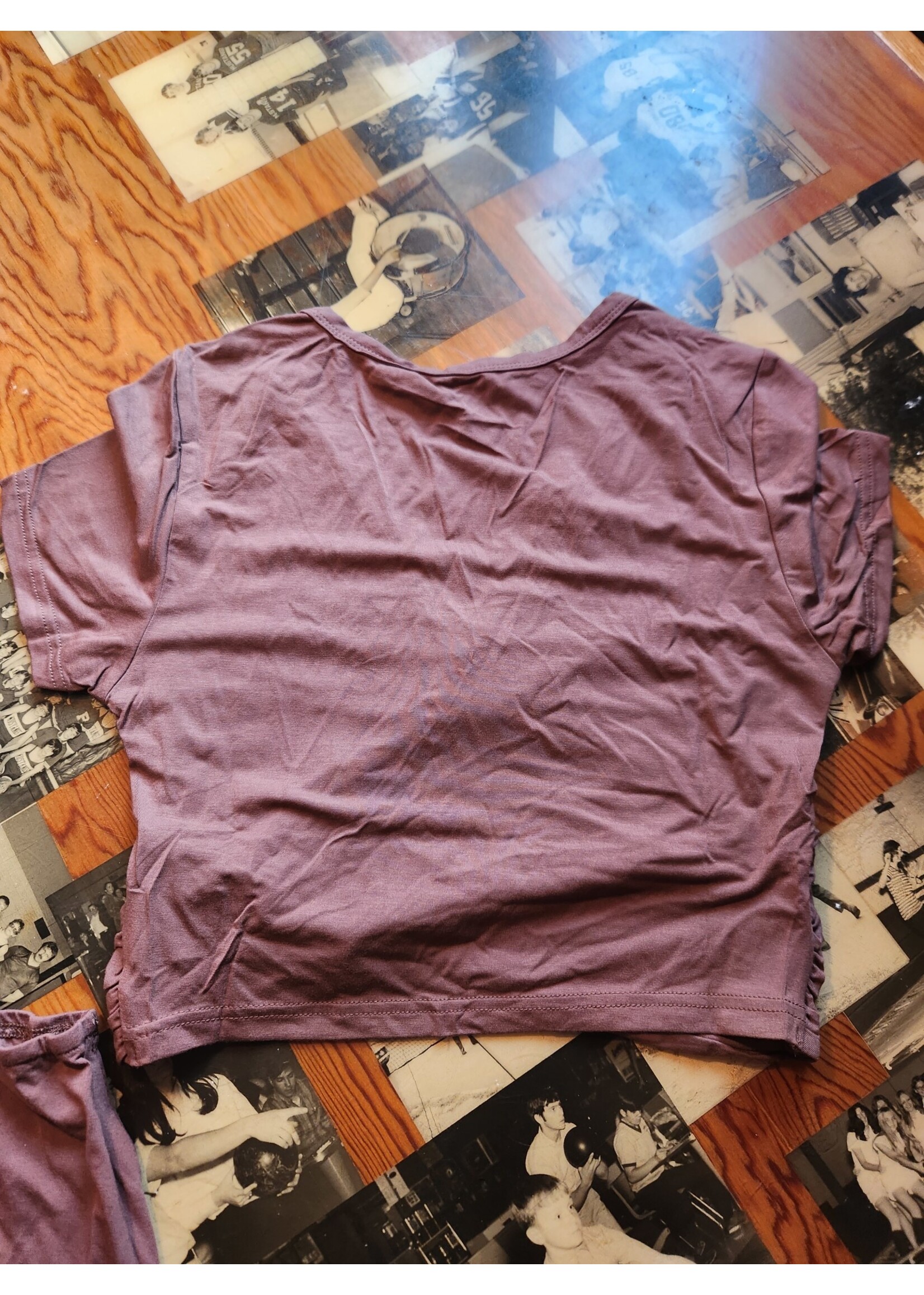 Small Women's Acelitt Brown Skirt & Shirt Set