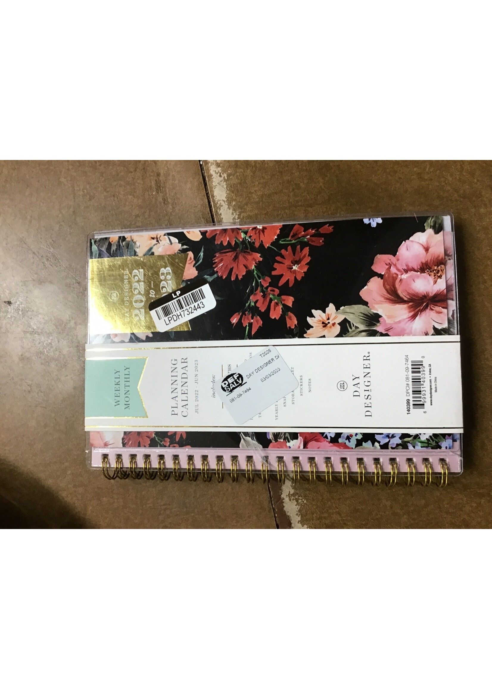 2022-23 Academic Planner Weekly/Monthly CYO 5 inch x8 inch  Romance - Day Designer