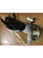 Halloween Mask with feather