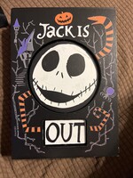 Jack is Out/Back wooden decor- Nightmare Before Christmas