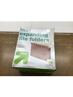 *damaged box* 25pk Expanding File Folder Accordion Organizer Letter Size - up & up
