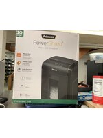 Fellowes MicroCut Shredder with Wastebasket, 10 Sheet Capacity - Black (Box Color May Vary)