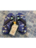 Navy Cat & Jack flip flops Boys sz 11/12
