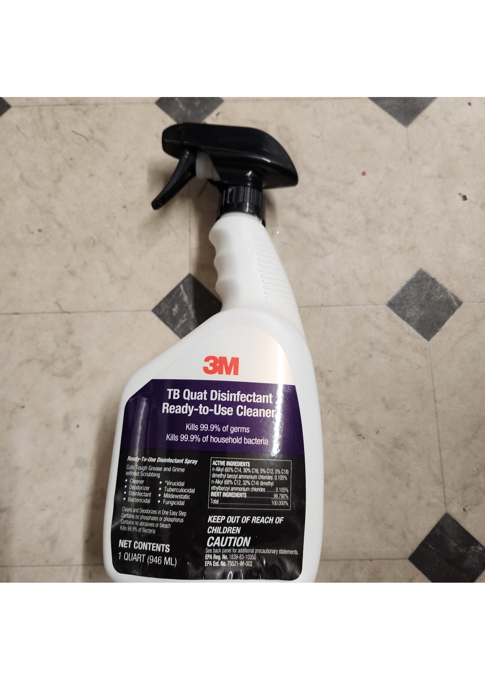 3M TB Quat Disinfectant ready to use cleaner