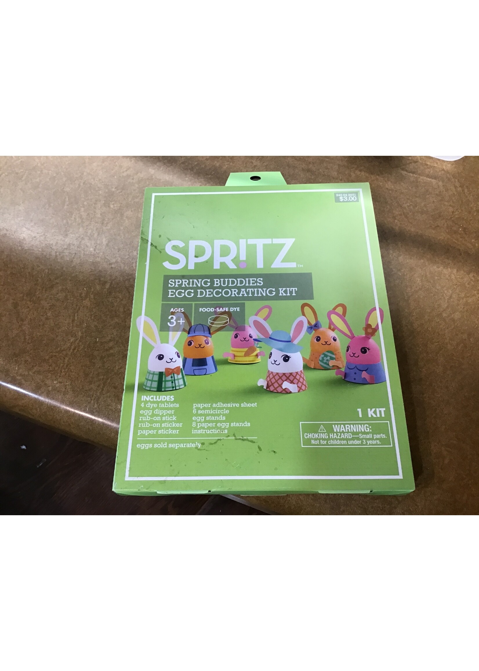 Spritz spring buddies egg decorating kit