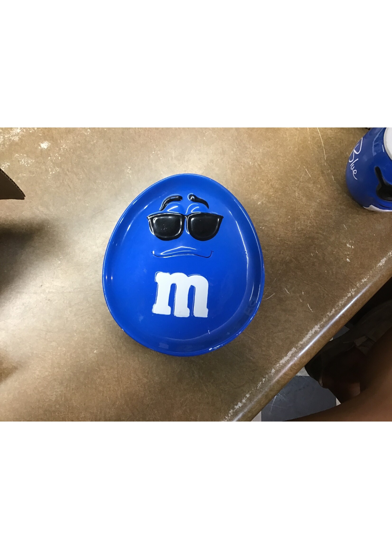 Blue M&M Serving Dishes