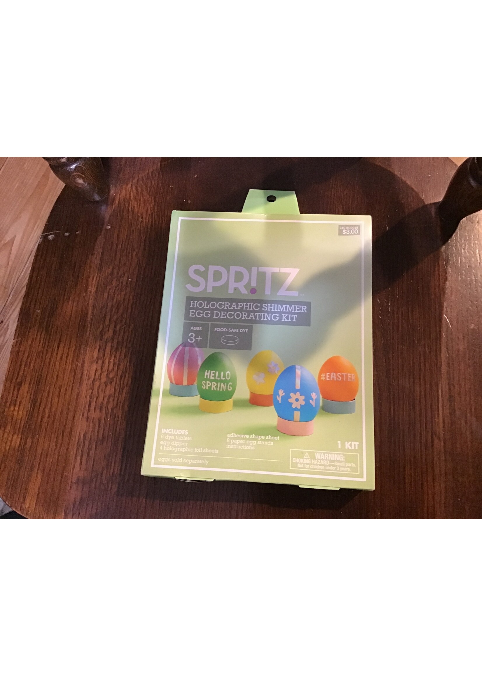 Spritz holographic shimmer egg decorating kit