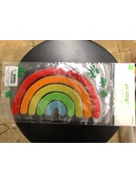 St.Patricks Day Window Cling Gels Rainbow