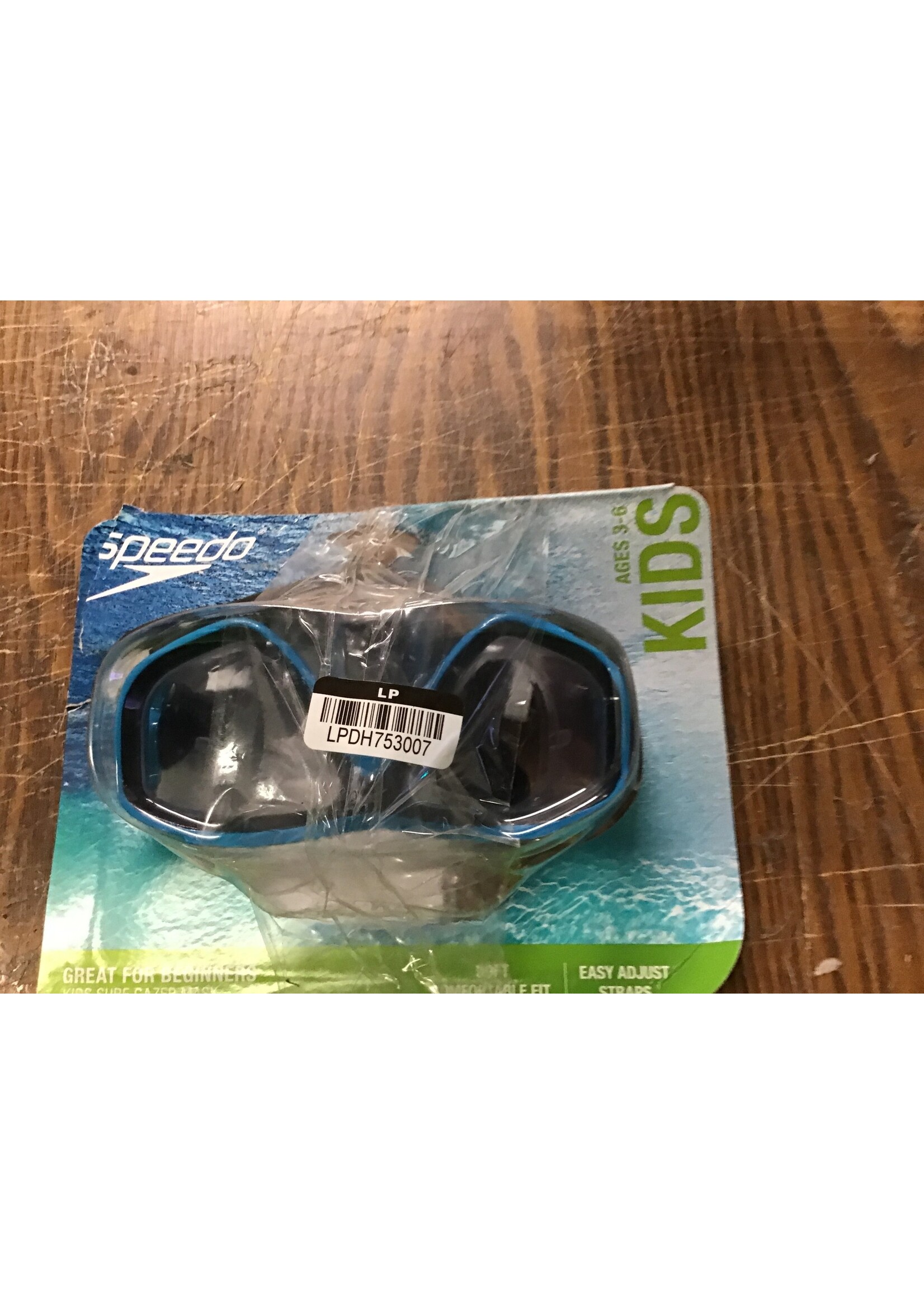 *open packaging* Speedo Kids' Surf Gazer Swim Mask - Cyber Turquoise