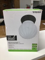 *missing mounting hardware* Project Source LED Flushmount Ceiling Fixture