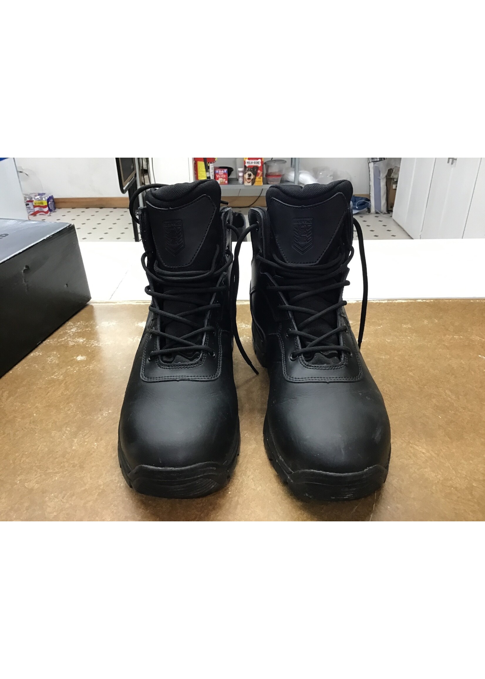 *dirt in treads*  Black Ops 6" Waterproof BOPS6001 Mens Tactical Boots 13M/W
