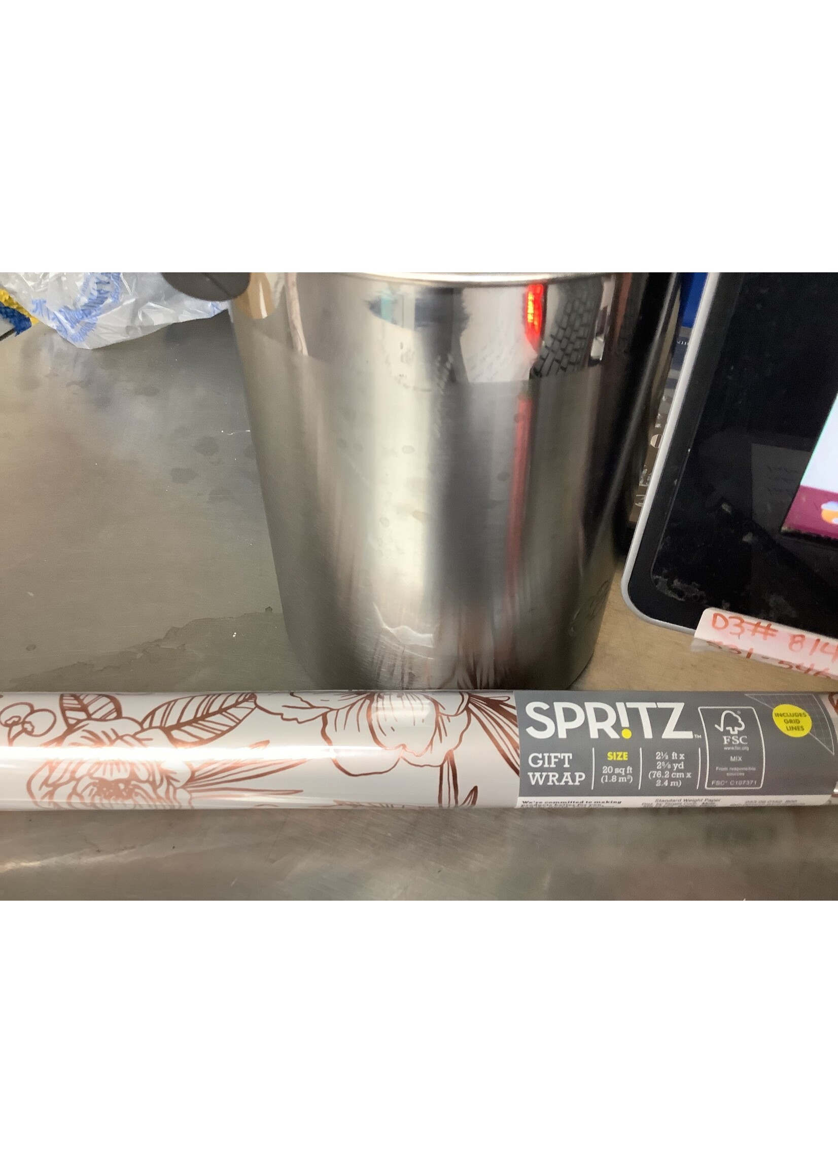 Foil Peonies Gift Wrapping Paper - Spritz™ : Target