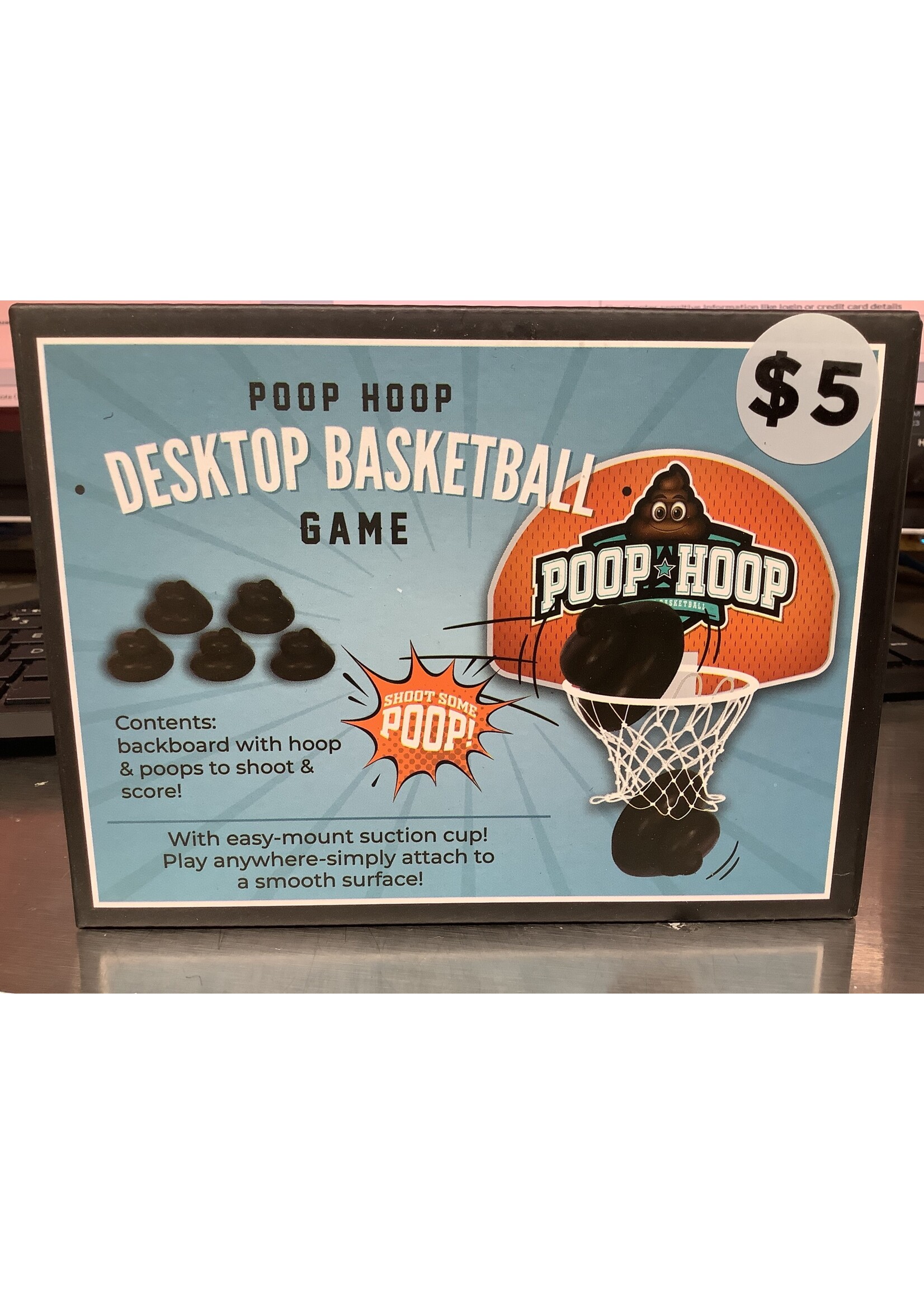 Poop Hoop Desktop Basketball Game