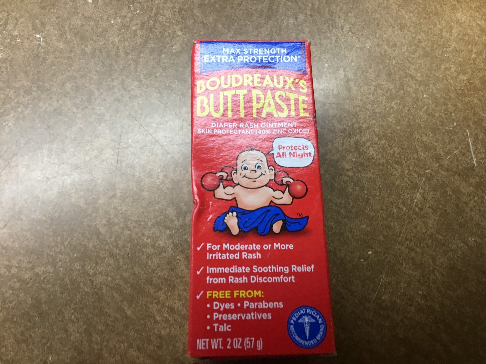 Expired 4/2023 Boudreaux?s Butt Paste diaper rash ointment 2oz D3