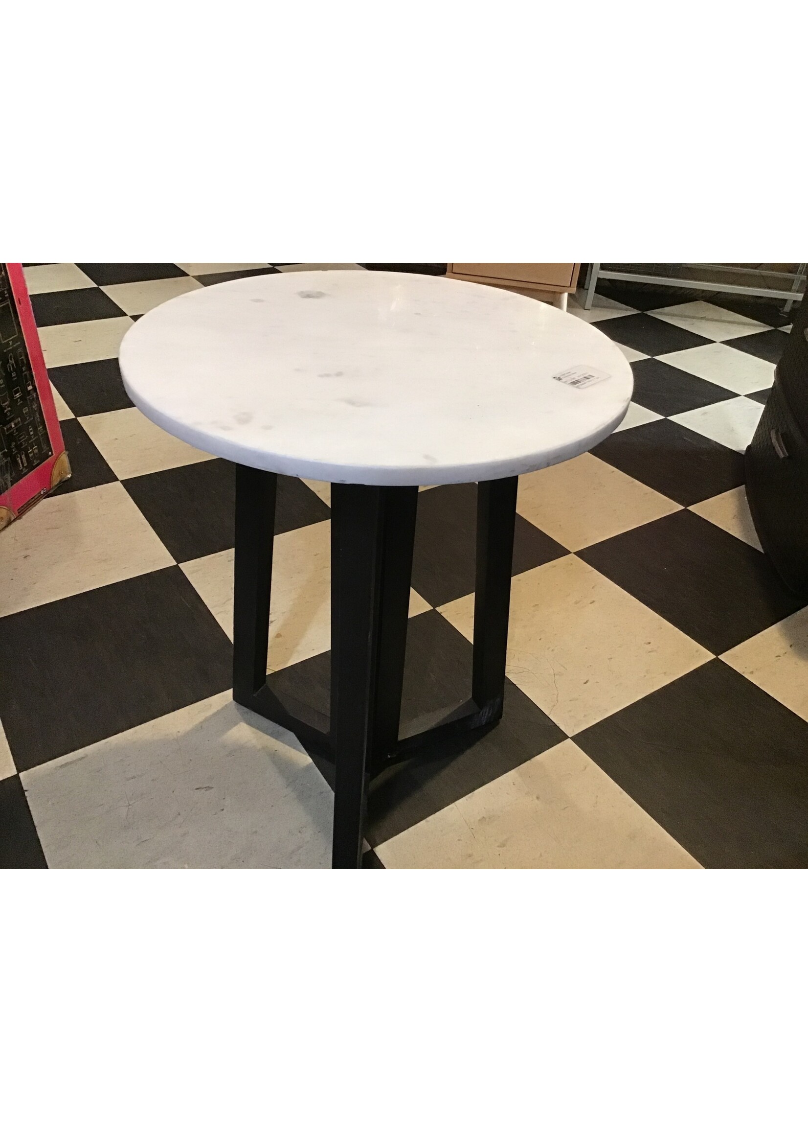16” Threshold accent table white 21 high