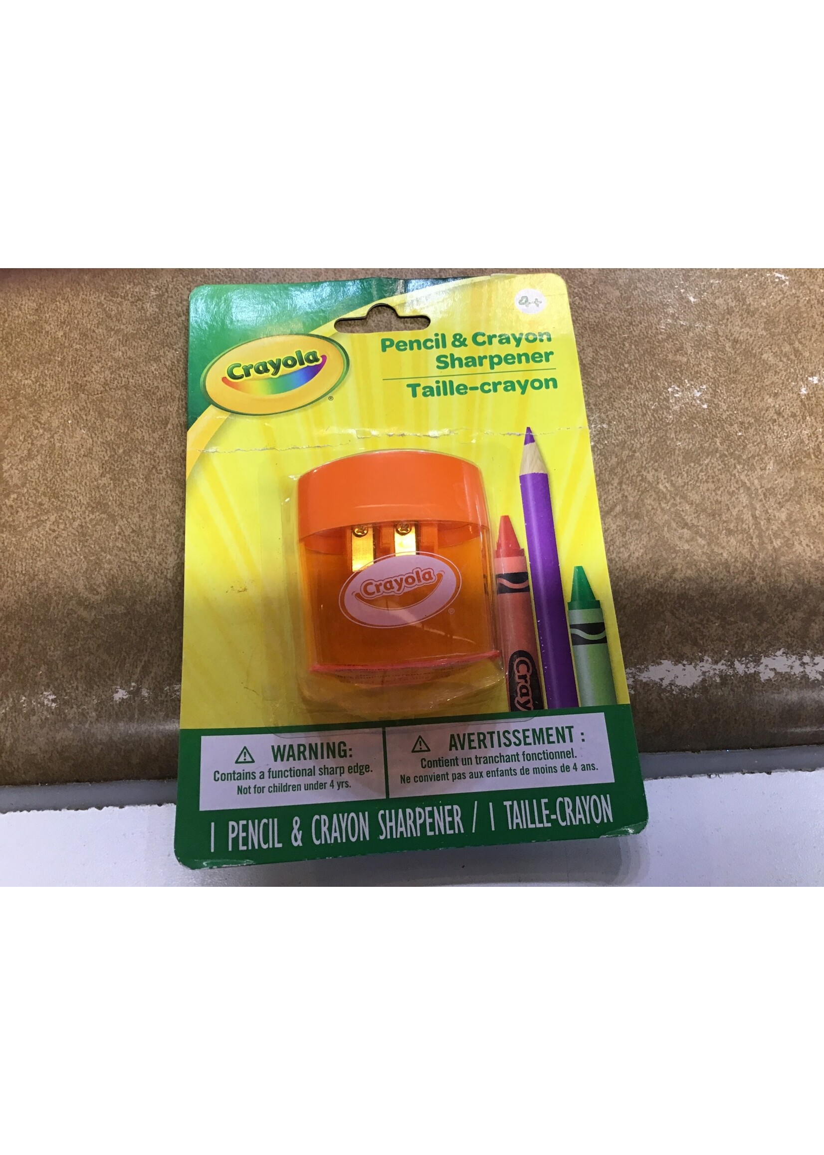 Crayola Pencil & Crayon Sharpener orange