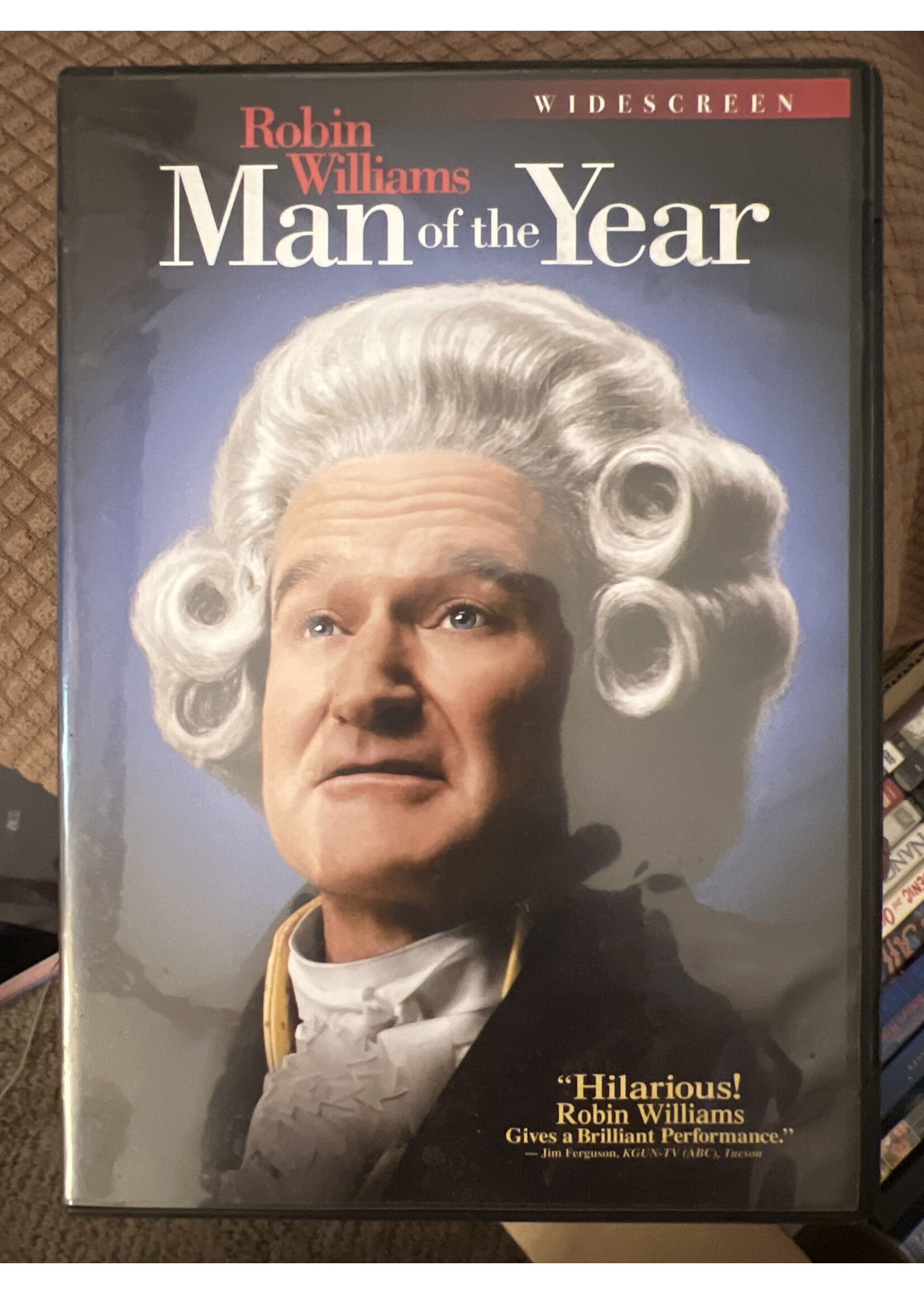 Robin Williams Man of the Year DVD