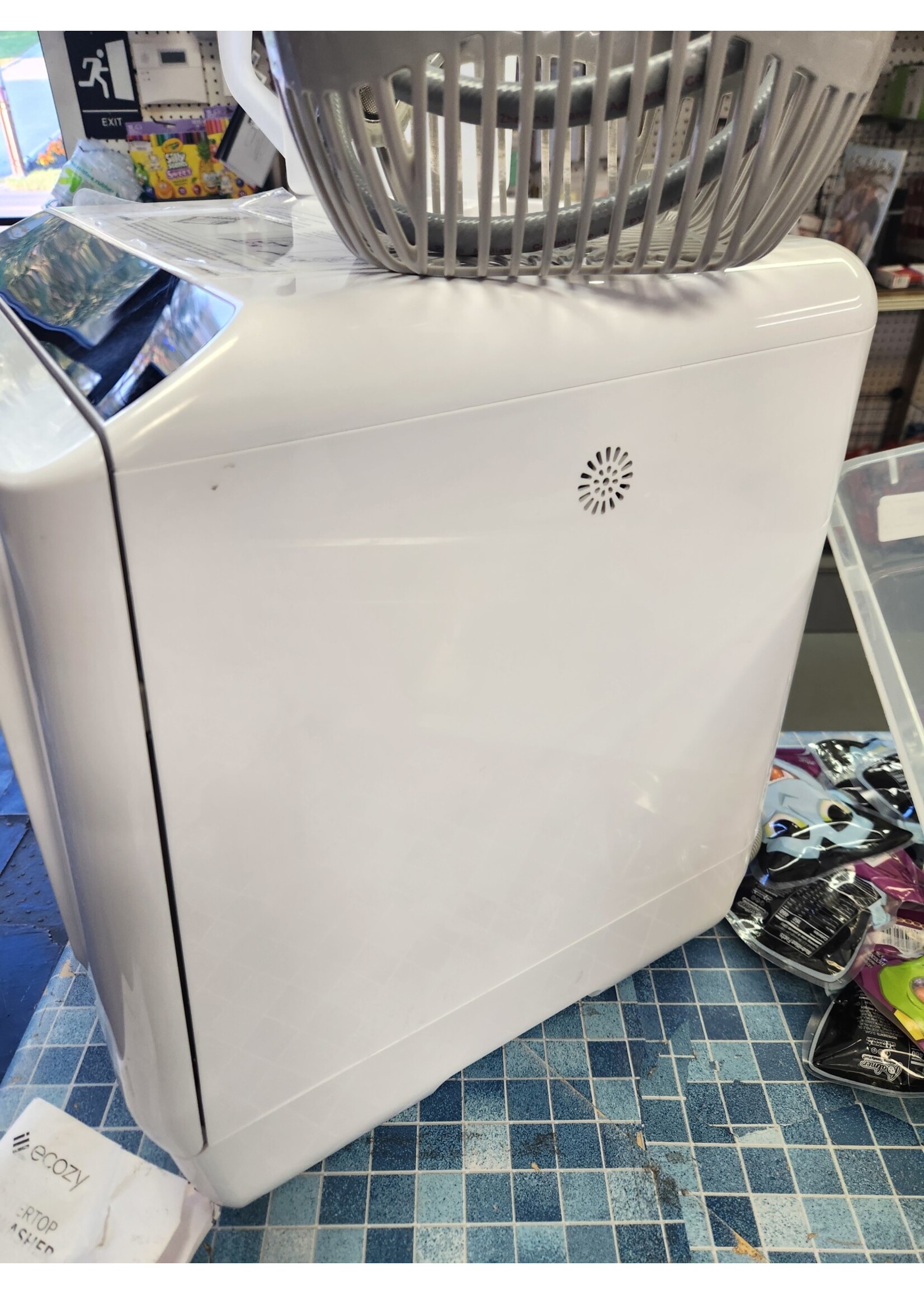 Tested/,Used ecozy Portable Dishwasher Countertop, Mini Dishwasher