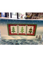 Ceramic Christmas Tree 3 Dip  Holders